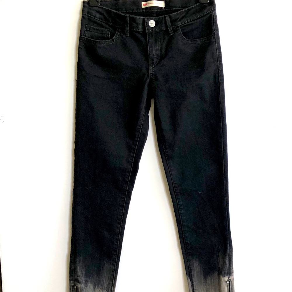 🌴LEVI’S 710 Ankle Super Skinny Black Jeans